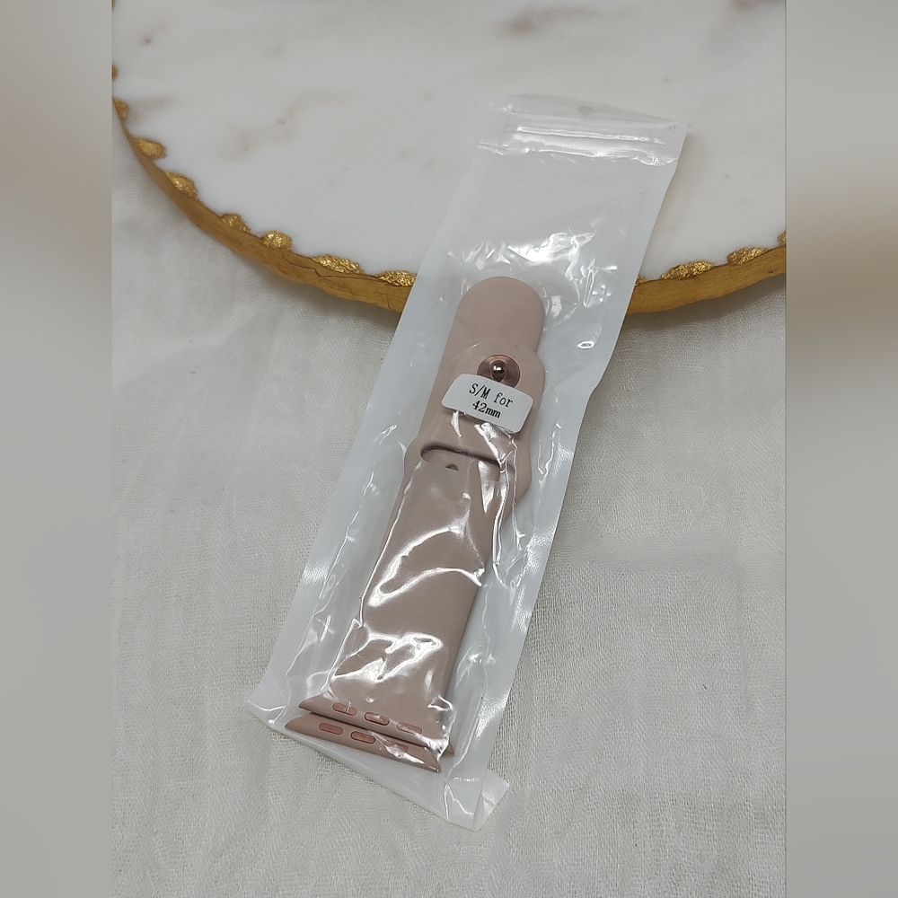 Stylish Blush Pink Women's Smart Watch Band S/M 42/44mm